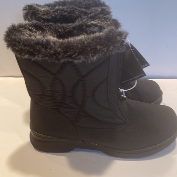 NWT Athletech Black Cold Weather Protection Winter Boots - Picture 2 of 9